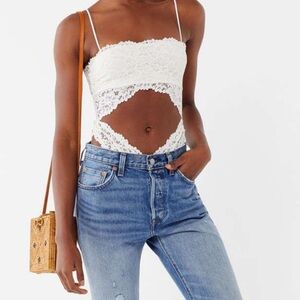 Out From Under Magnolia Lace Bodysuit medium